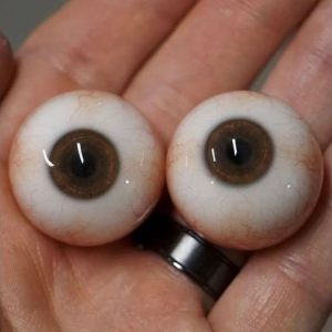 Realistic human silicone eye