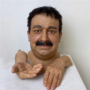 Hyperrealist silicone sculpture Figures