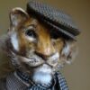 Stunning Paper Mache lion head - Image 3