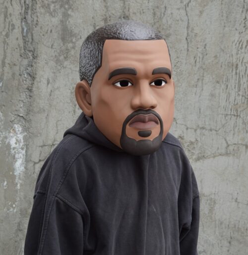 Custom Handcrafted Silicone kanye west Mask - Image 2