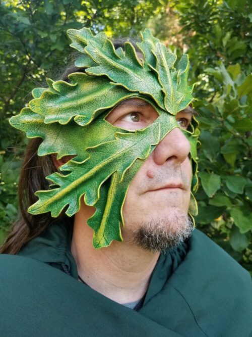 White Oak Green Leaf Mask