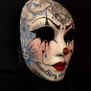 Pierrot Venetian Clown mask