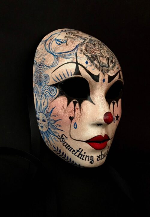 Pierrot Venetian Clown mask
