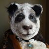 Spooky Halloween panda mask - Image 2