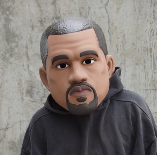 Custom Handcrafted Silicone kanye west Mask