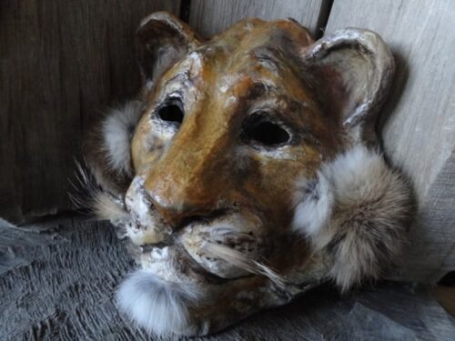 Stunning Paper Mache lion head - Image 2
