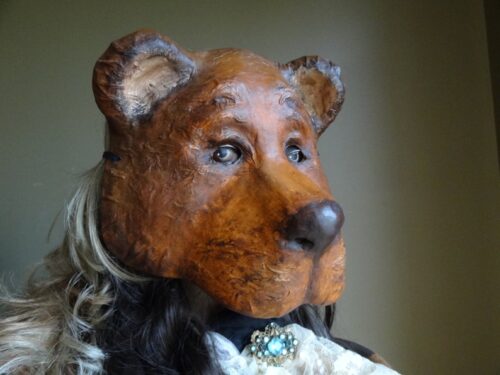 Petrified Masquerade bear mask - Image 5