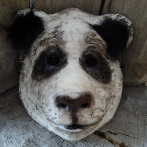 Halloween panda mask