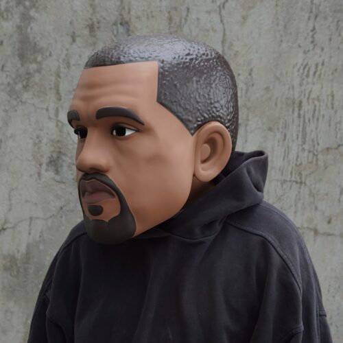 Custom Handcrafted Silicone kanye west Mask - Image 3
