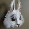Halloween mask papier mache bunny mask rabbit mask - Image 3