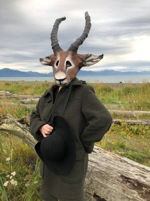 Halloween Custom Gazelle Mask - Image 2