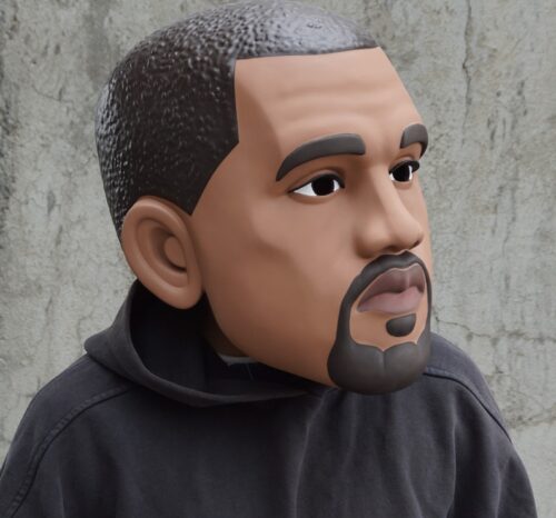 Custom Handcrafted Silicone kanye west Mask - Image 4