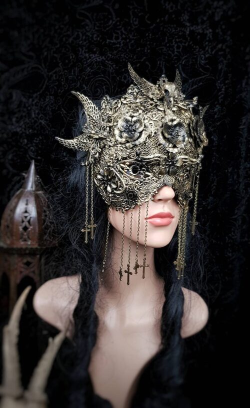 Outstanding Holy Crow Blind Fantasy Mask - Image 3
