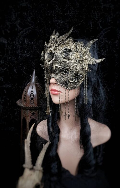 Outstanding Holy Crow Blind Fantasy Mask - Image 2