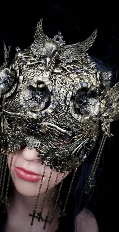 Outstanding Holy Crow Blind Fantasy Mask - Image 4