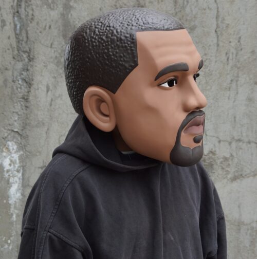 Custom Handcrafted Silicone kanye west Mask - Image 6