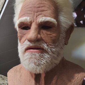 Realistic old man mask