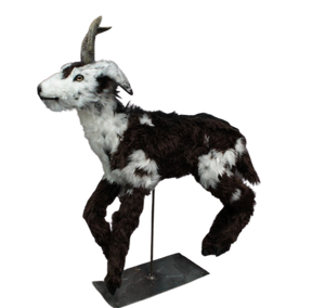 Black And White Goat sculpture