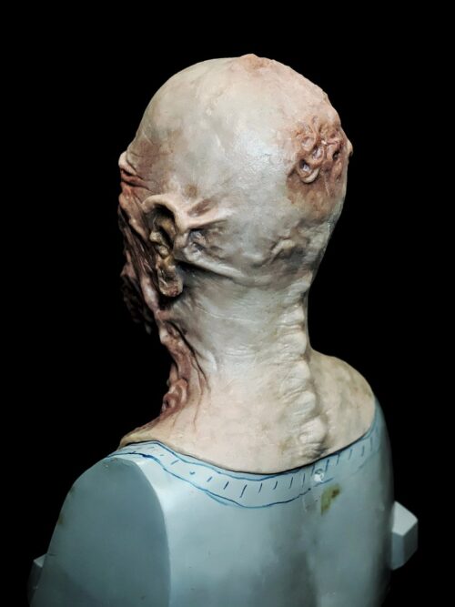 silicone zombie-bitten undead monster horror mask - Image 3