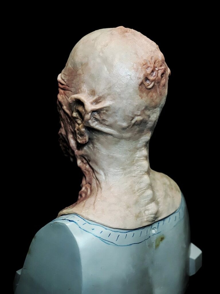 Ultimate Silicone Zombie-Bitten Undead Monster Horror Mask