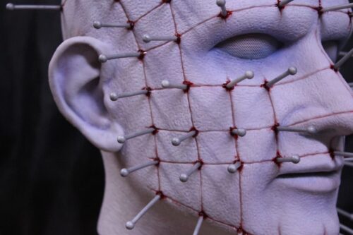 Frightful Pinhead Hellraiser Silicone horror mask - Image 4