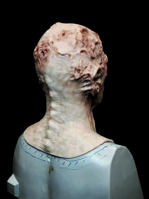 silicone zombie-bitten undead monster horror mask - Image 4