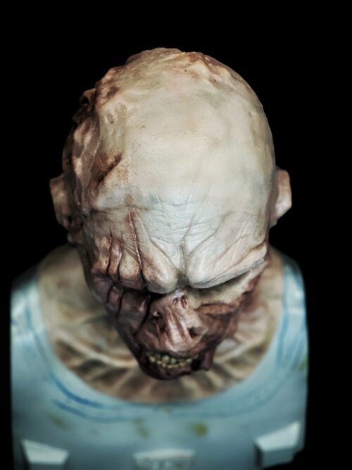 silicone zombie-bitten undead monster horror mask - Image 6