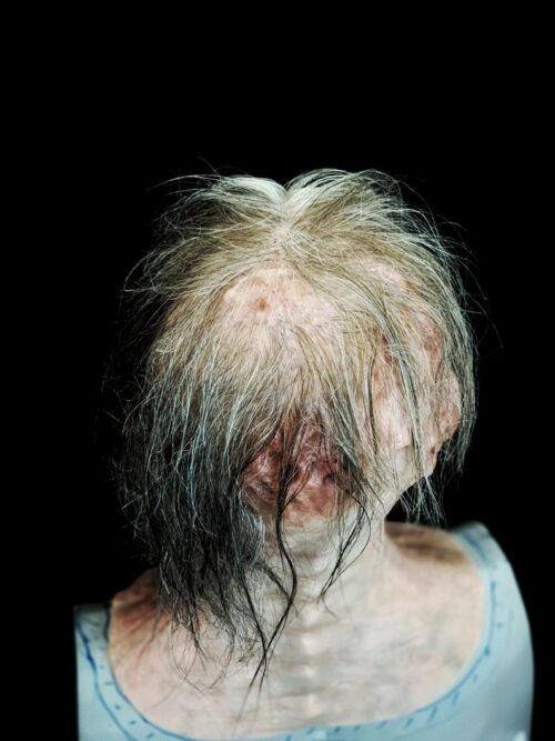 silicone zombie-bitten undead monster horror mask - Image 8