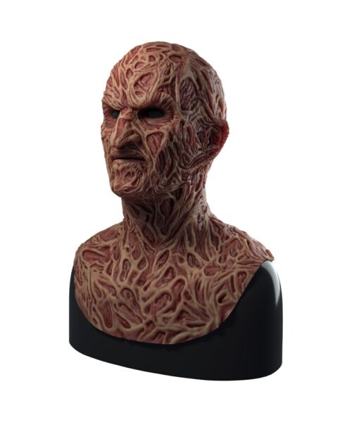 Terrifying Silicone Freddy Krueger Halloween Mask - Image 2