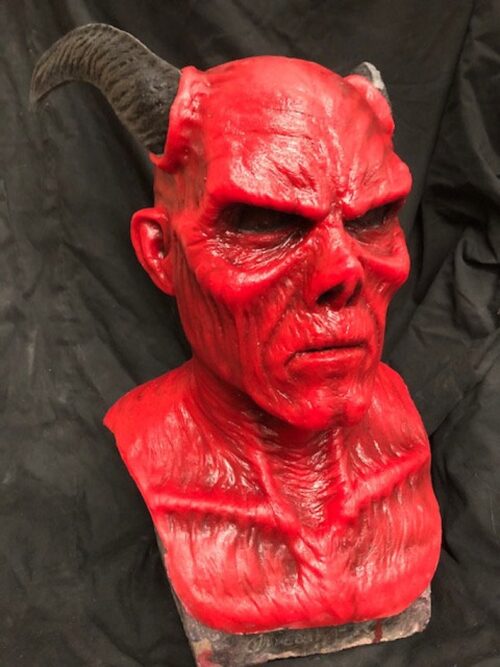 Terrifying Blood Demon Silicone horror Mask - Image 2