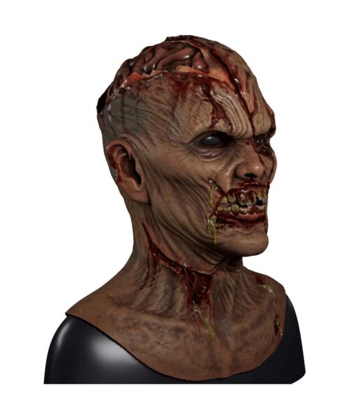 Frightful Realistic Zombie Horror Mask - Image 5