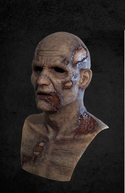 Scary Nosher Zombie Silicone horror Mask - Movie FX - Image 3