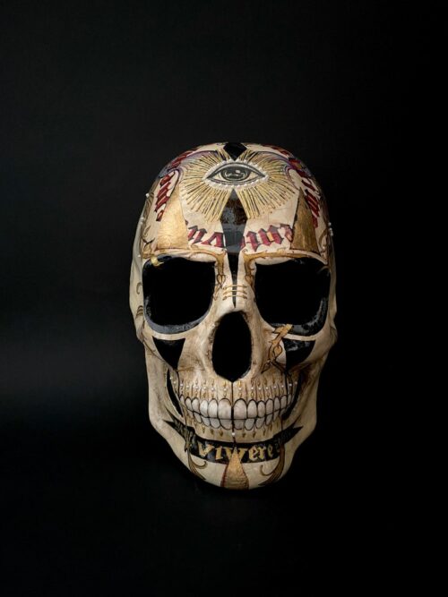 Memento mori skull mask