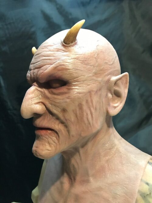 Fearsome Silicone Demon (Satan) Horror Mask - Image 5