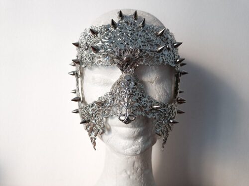 Exquisite Metal Filigree Mask - Image 2