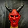 Sinister Silicone Krampus horror Mask - Image 5