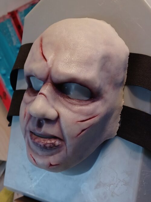 Dreadful Exorcist Silicone Face Mask | Soft and Form-Fitting - Image 3
