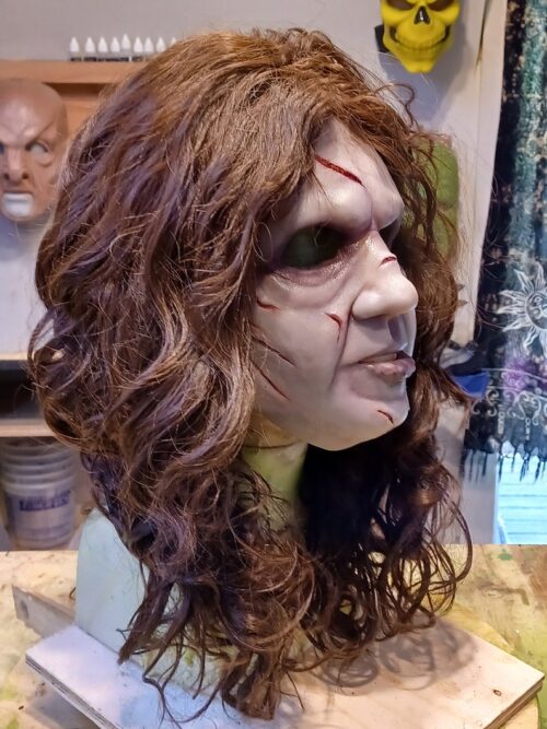 Dreadful Exorcist Silicone Face Mask | Soft and Form-Fitting - Image 2