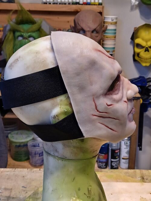 Dreadful Exorcist Silicone Face Mask | Soft and Form-Fitting - Image 5