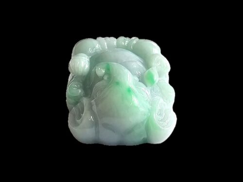 Imperial Lord Ganesha burmese jade figurine - Image 6
