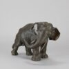 Adorable Japanese Bronze elephant statues for home - Image 2