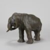 Adorable Japanese Bronze elephant statues for home - Image 4