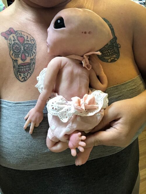 “Zara” – Bebe Reborn Alien Baby Girl Doll with Mystical Realism - Image 7