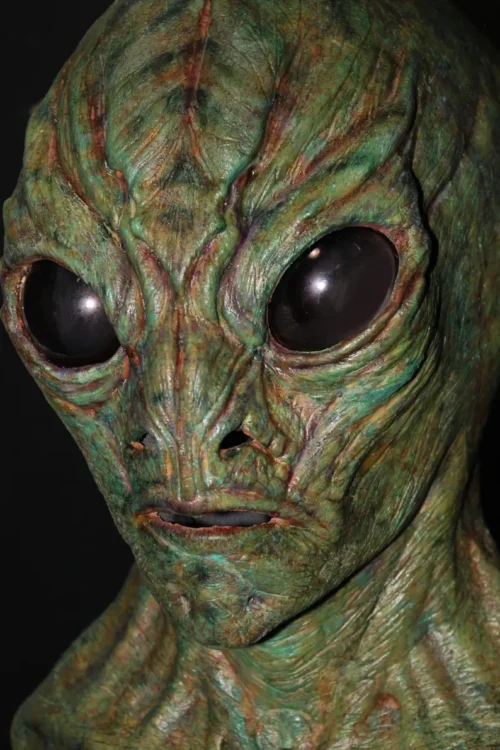 Grey Arcadian Alien Mask - Image 4