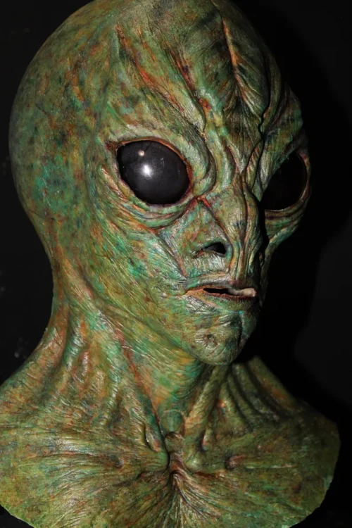 Grey Arcadian Alien Mask - Image 3