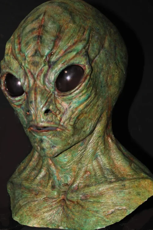 Grey Arcadian Alien Mask - Image 2