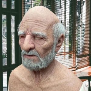 Life-Like Elderly Silicone Mask