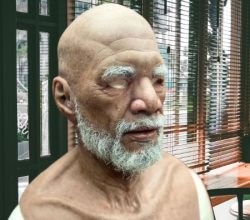 High-Quality Realistic Old Man Silicone Mask
