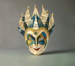 Blue Venetian Mask