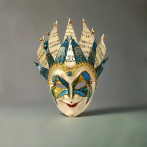 Blue Venetian Mask